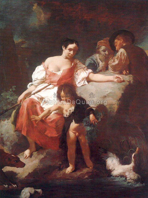 Pastoral Scene - 乔瓦尼·巴蒂斯塔·皮亚泽塔